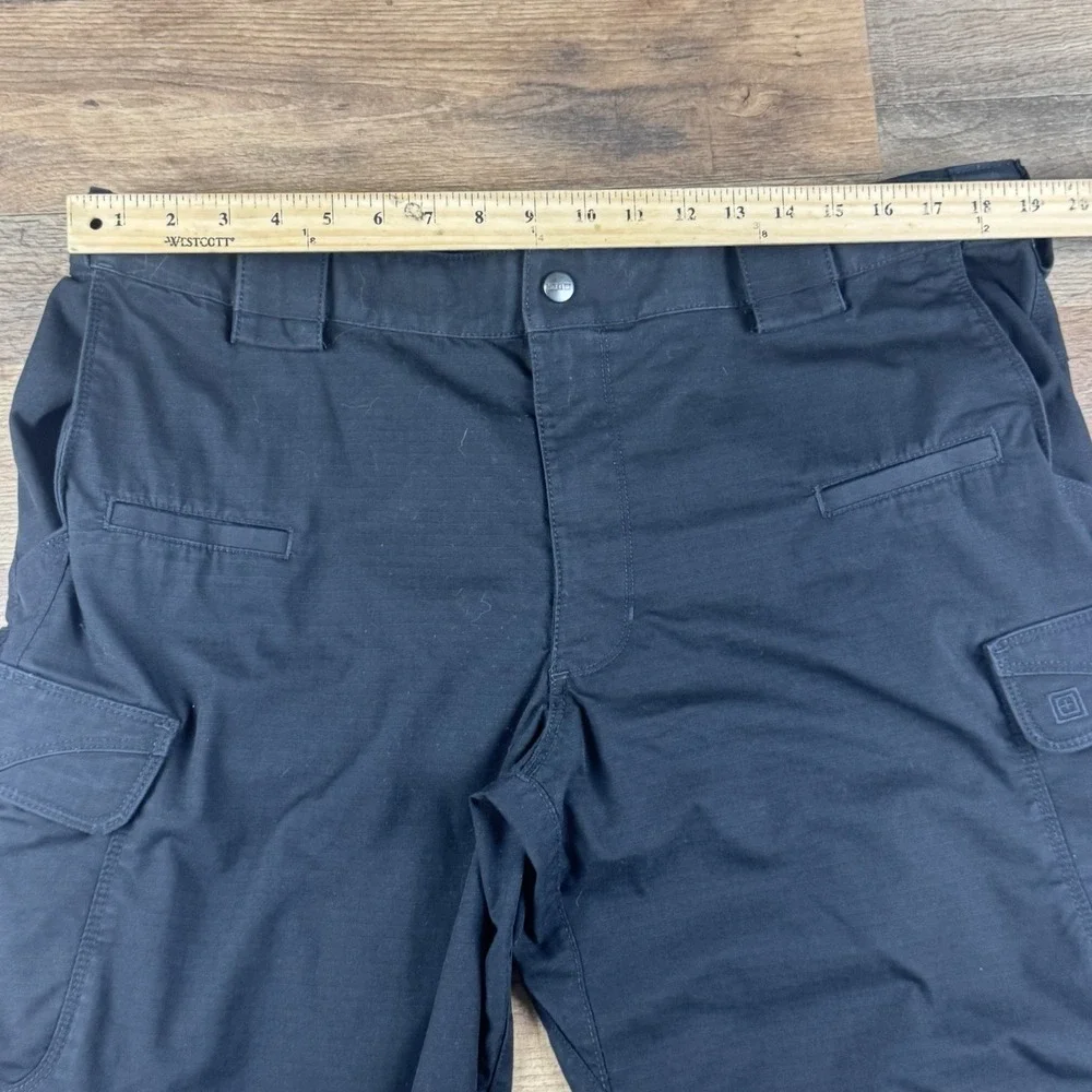 5.11‎ Tactical Ripstop Cargo Pants Black Men's Size 40x32 Stretch Waist